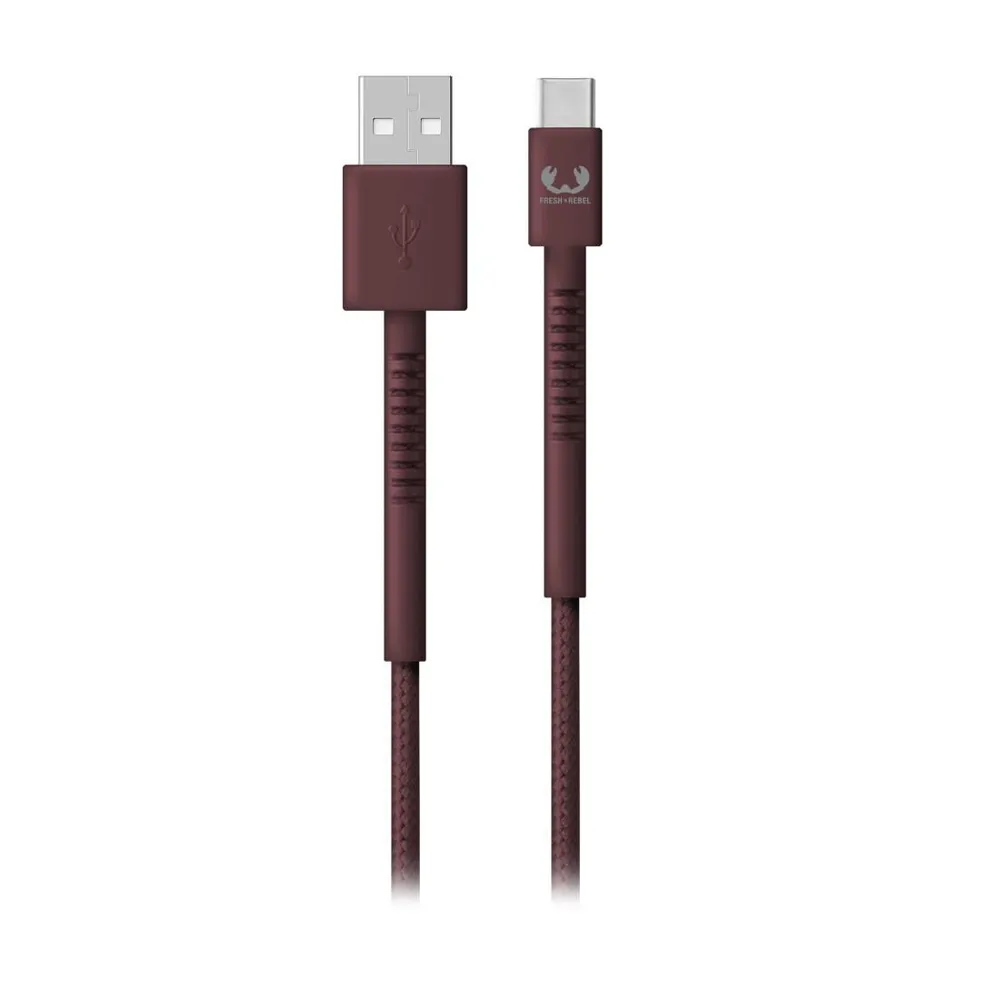 "USB - USB-C Kabel ""Fabriq"", 2,0 m, Deep Mauve (00215002)"