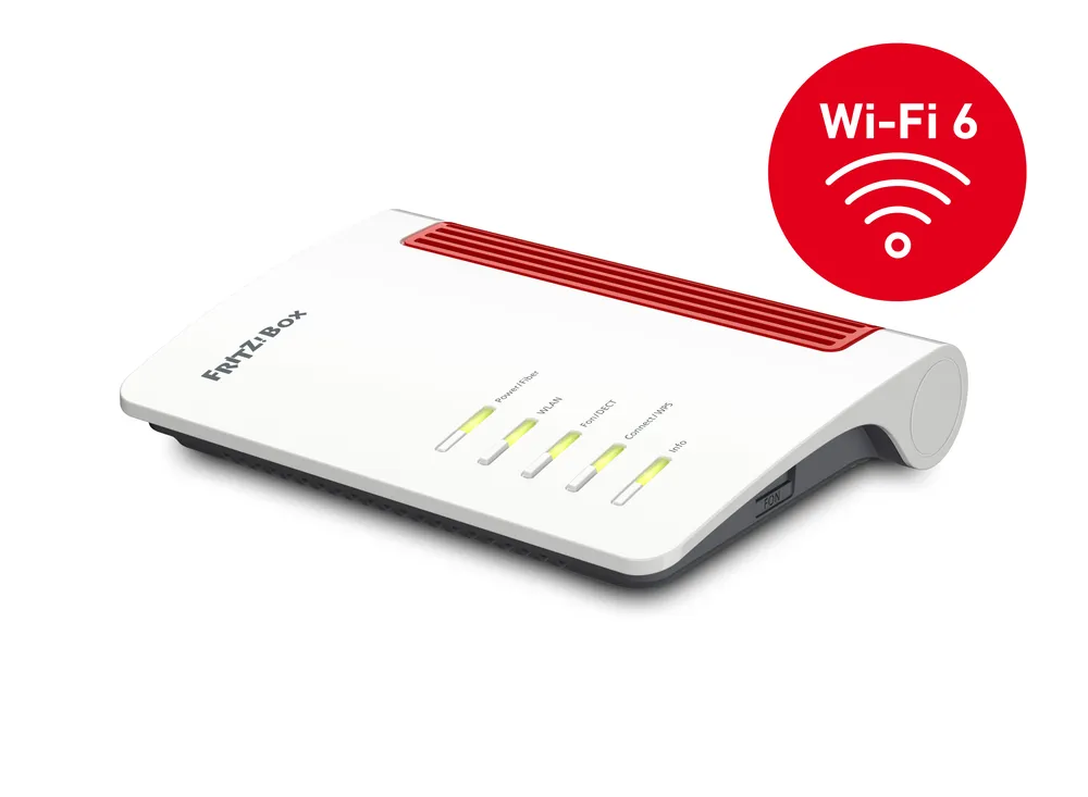 Router Fritz FRITZ!Box 5530 Fiber WiFi 6 3Gbps Dualband GPON SFP