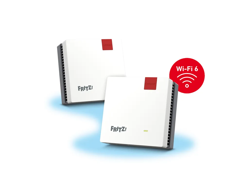WLAN Mesh-System Fritz! 1600 2-Pack Wi-Fi 6 Dual-Band