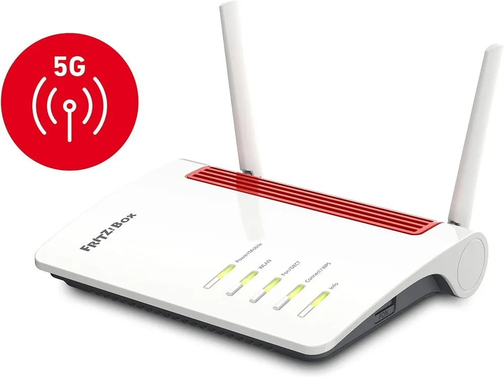 Fritz! FRITZ!Box 6850 5G Router - Integriertes LTE Modem - Mobilfunk WLAN-Router