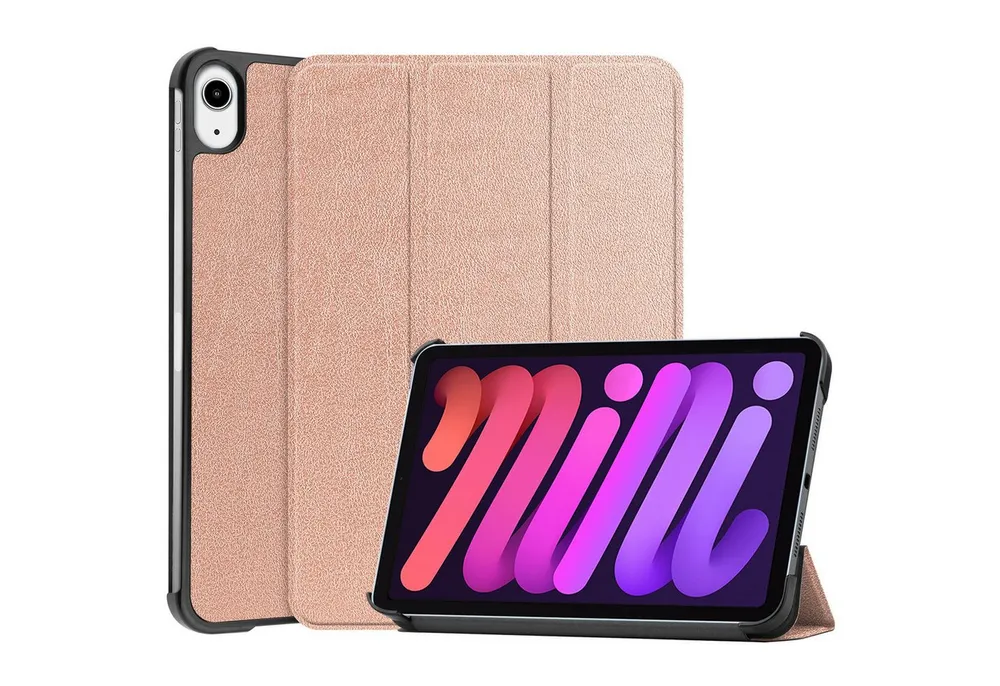 FroShop Tablet-Hülle für Apple iPad Mini 7 (A17) 8.3 Zoll (2024) / iPad Mini 6 8.3" (2021) 9.7 Zoll, Smart Cover Auto Wake Up Sleep Funktion Magnetverschluss