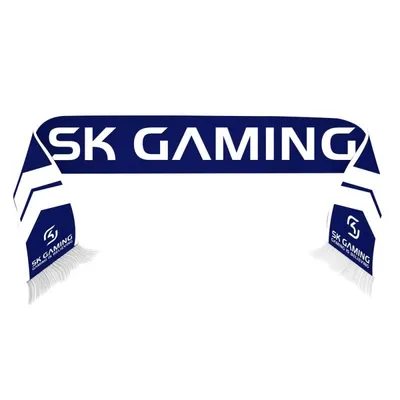 Fan-Schal SK Gaming Blau Einzigartiges Design Sammlerstück
