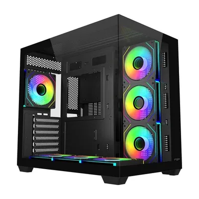 Gehäuse Midi Tower FSP M341-BA ARGB Schwarz