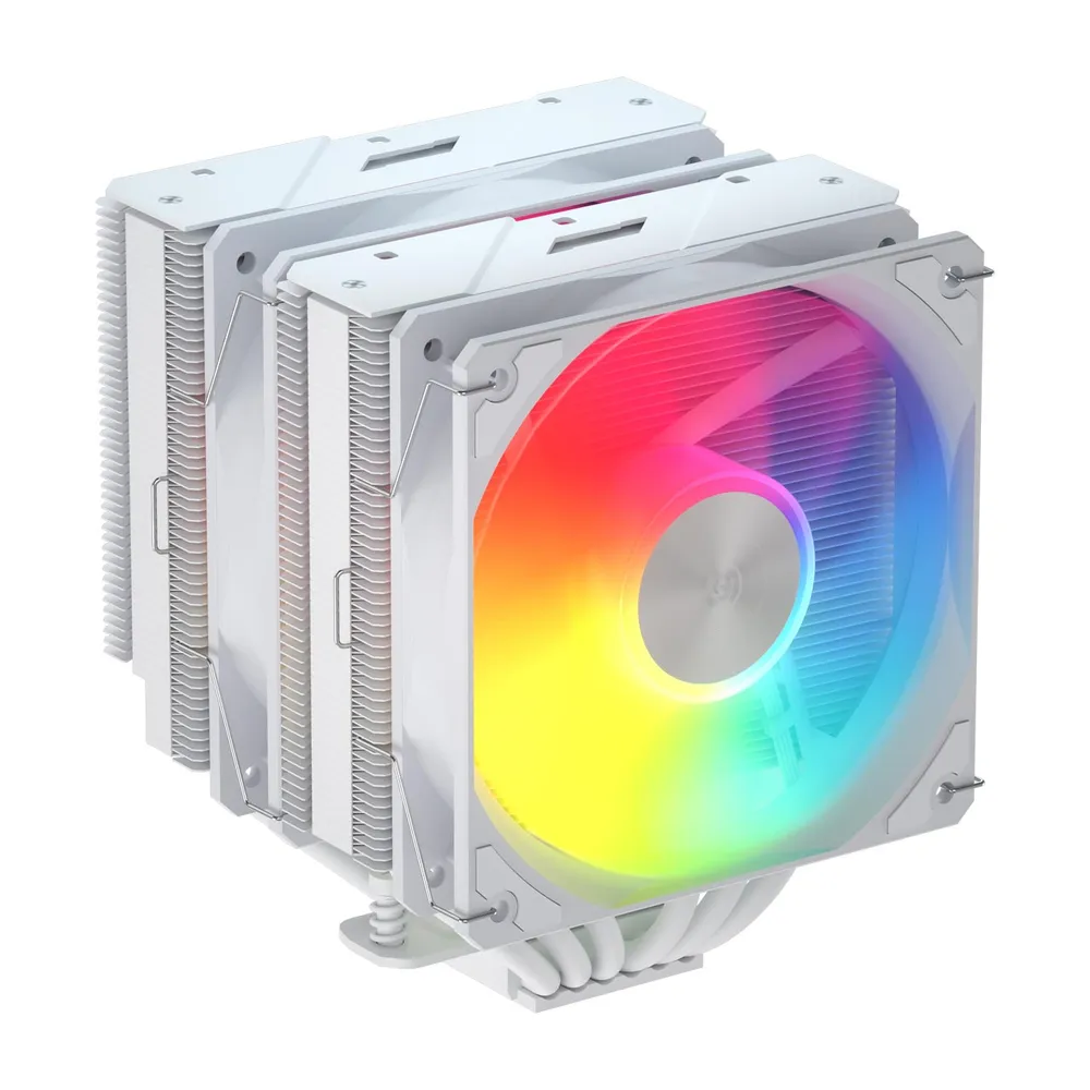 Kühlung Luft FSP Socket AM4 AM5 LGA 1200 125mm MP7-WA ARGB Weiß