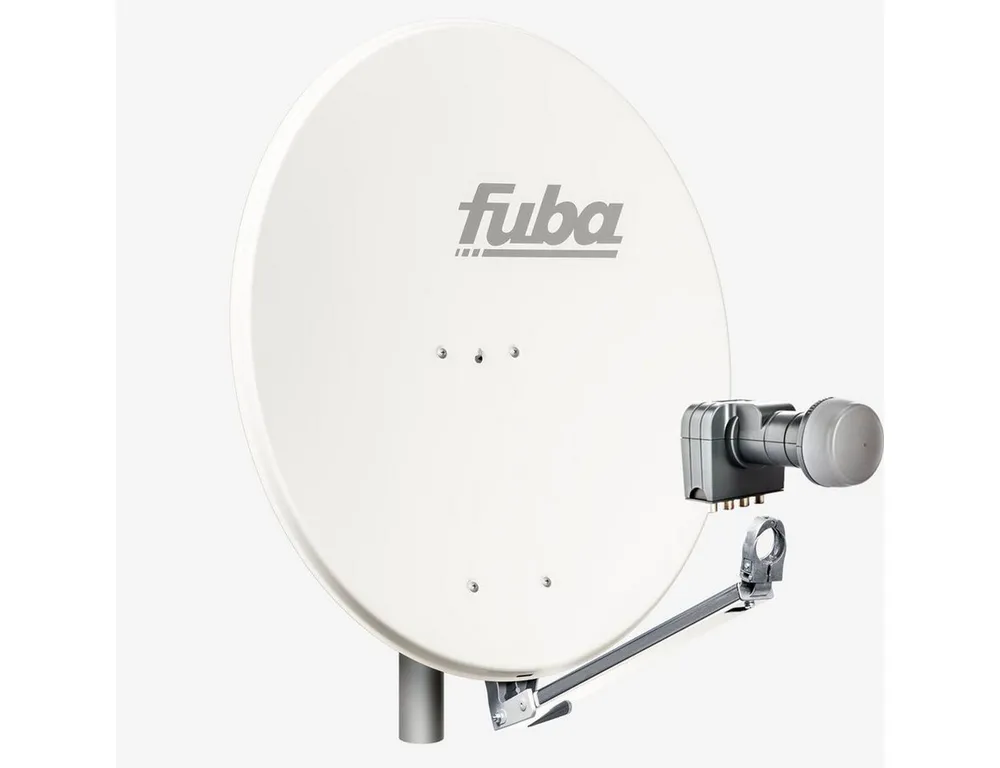 fuba DAL 804 W Sat Anlage Antenne Schüssel Quad DEK 417 4 Teilnehmer SAT-Antenne