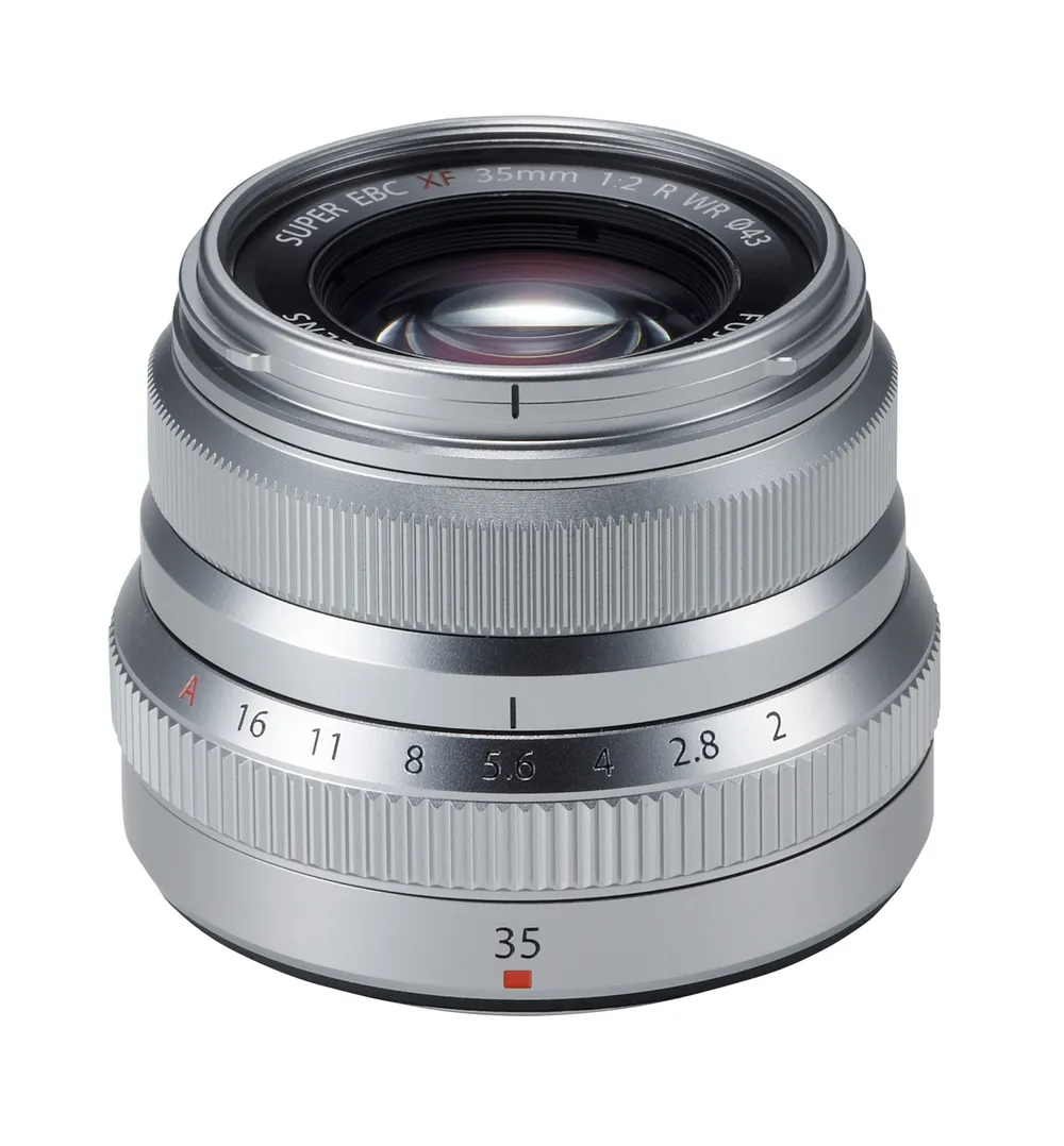 Objektiv Fujifilm Fujinon XF 35mm F2 R WR 35 mm XF-Mount Silber Autofokus