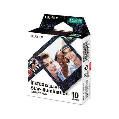 Sofortbildfilm Fujifilm Star Illumination 10 Stück 86 x 72 mm 62 x 62 mm Bildgröße