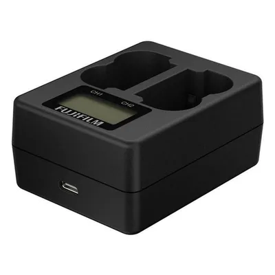 Batterieladegerät Fujifilm BC-W235 Lithium-Ion für Digitalkameras mit Dual-Slot