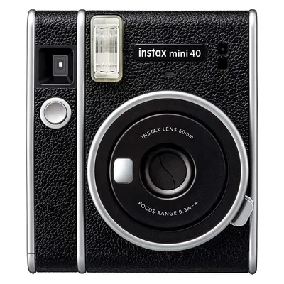 Fujifilm Instax Mini 40 Sofortbildkamera 62 x 46 mm, Schwarz