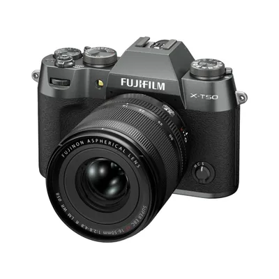 Spiegellose Kamera Fujifilm X-T50 40,2MP 16-50mm WiFi Bluetooth Kohlenstoff
