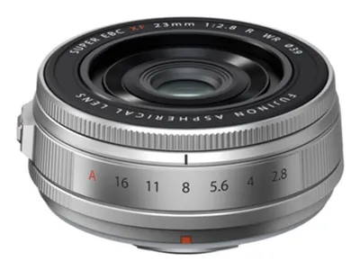 Objektiv Fujifilm XF 23mm F2.8 R WR Silber Wetterfest X-Mount