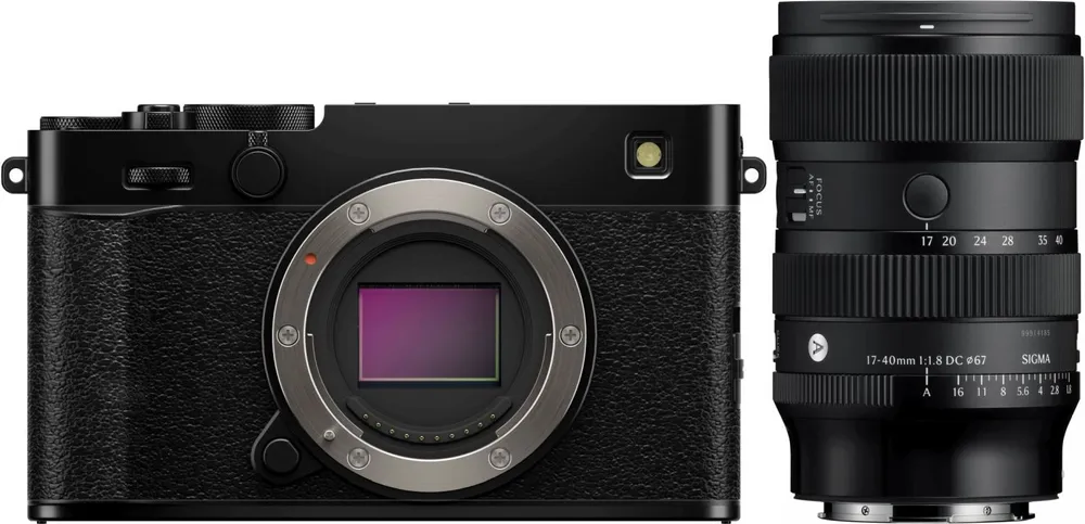 Fujifilm X-E5 Gehäuse Schwarz + Sigma 17-40mm f1,8 DC (A) F/ X-Mount