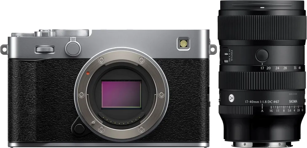 Fujifilm X-E5 Gehäuse Silber + Sigma 17-40mm f1,8 DC (A) F/ X-Mount