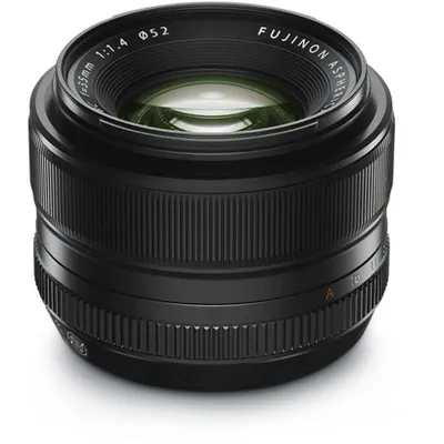 Fujifilm XF 35 mm F1.4 R Metallschwarzes Objektiv mit 7-Blatt-Blende, 187 g