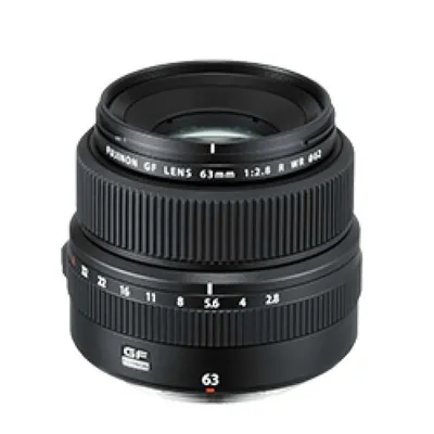 Fujifilm 63 mm F2.8 R WR X-Mount-Objektiv, 9 Blendenlamellen, 62 mm, Schwarz