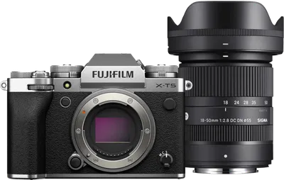 Fujifilm X-T5 Silber + Sigma 18-50 mm f/2.8 DC DN Contemporary