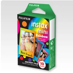 Fujifilm Instax Colorfilm Mini Rainbow (10 Stück)
