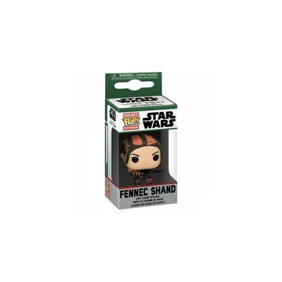 Funko Pop Star Wars Fennec The Book of Boba Fett Schlüsselanhänger mit Schutzhülle