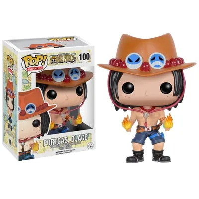 Figur Funko Pop Funko Portgas D. Ace One Piece Vinyl 9 cm mehrfarbig