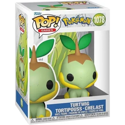 Funko Pop! Turtwig Tortipouss Vinylfigur Pokémon mit Ausstellungsbasis