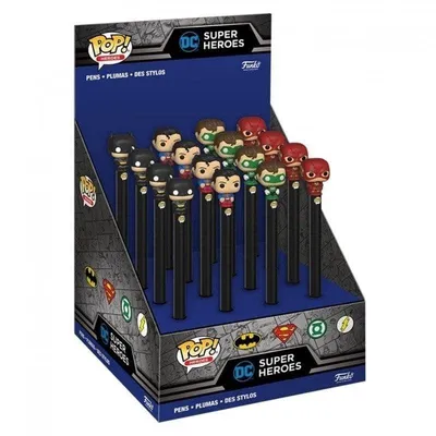 Pen Topper Funko Helden DC Comics Batman Superman Green Lantern Flash