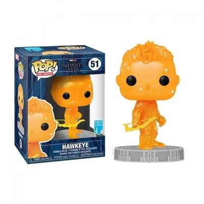Figurine Funko Pop Art Series Marvel Infinity Saga Ojo de Halcón Gema del Alma