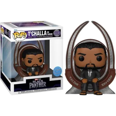 Funko Pop Black Panther T'Challa auf Throne DLX Exclusive