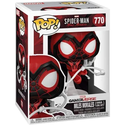 Funko Pop Marvel Gamerverse Spider-Man Miles Morales Purpurroter Kapuzenanzug