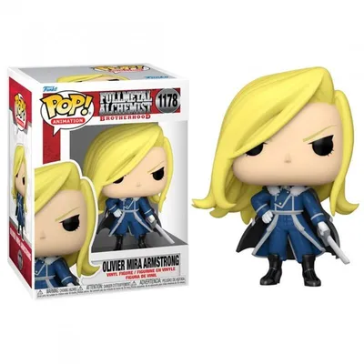 Funko Pop Animation Fullmetal Alchemist Brotherhood Olivier Mira Armstrong mit Schwert