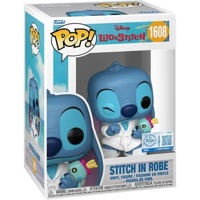 Figur Funko Pop! Disney Lilo & Stitch Stitch im Bademantel Vinyl