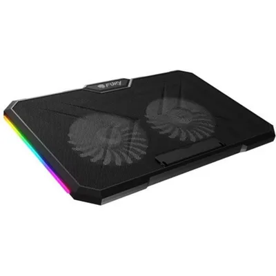 Kühlhalter Fury Gunbai G3 2x120mm RGB USB Schwarz