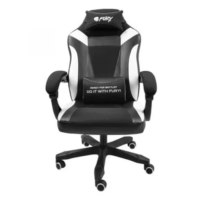 Fury Avenger M Plus Weiß/Schwarz Gaming-Stuhl