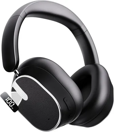 Futicare Bluetooth 6.0 Kopfhörer mit ANC, 120 Std. Laufzeit & Hi-Res Audio, Over-Ear-Kopfhörer (kabellos mit 40-mm-Treiber, Mikrofon, Schnellladung, Transparenzmodus, für Reisen, Büro & Alltag)