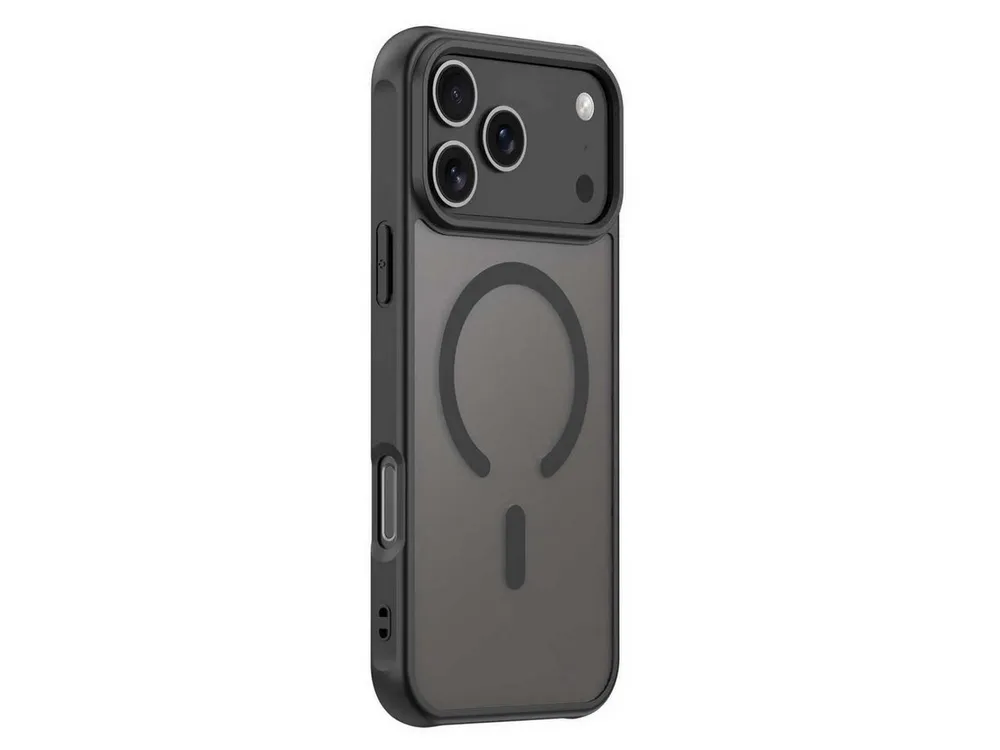 Futurea Handyhülle Smartphone iPhone Hülle Schwarz MagSafe Case Frosted-Black Case, für Apple iPhone 17, 17 Air, 17 Pro, 17 Pro Max