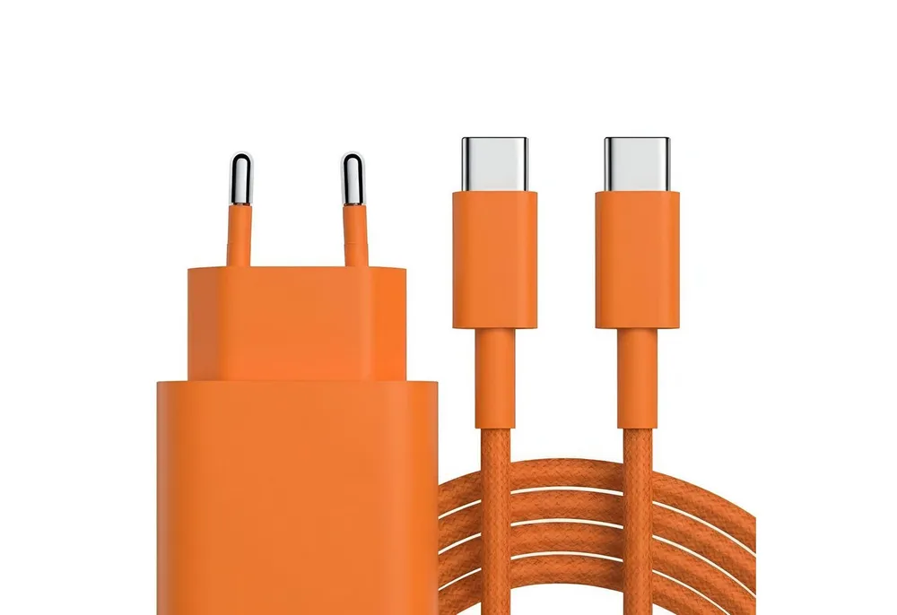 Futurea Ladeset für iPhone Ladekabel USB-C Kabel für iPhone 15 16 17 Pro Max Smartphone-Ladegerät (3000 mA, Set, Komplett Ladeset mit Stecker und Kabel, Unterstützt Fast Charging für Apple Samsung Galaxy Google Pixel)