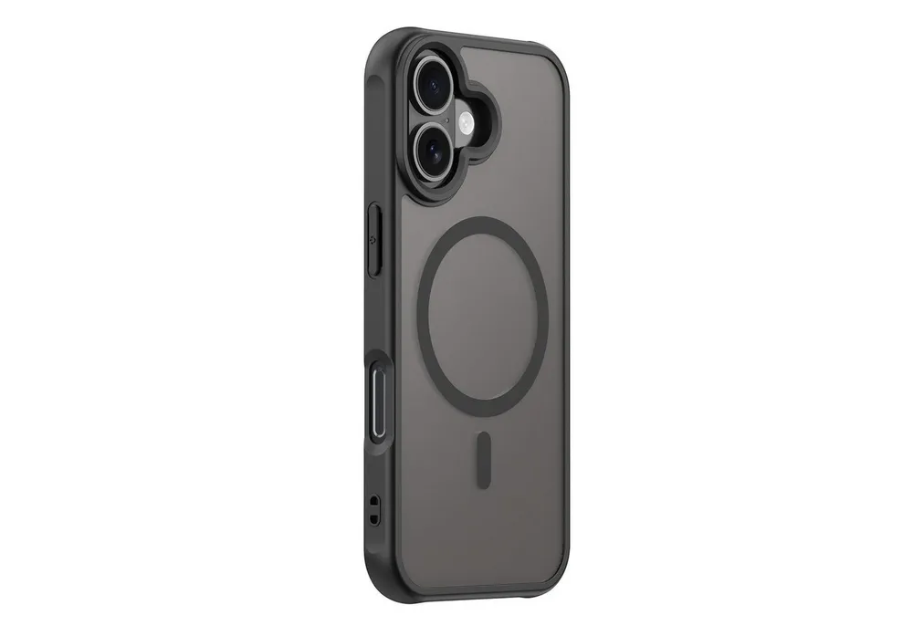 Futurea Smartphone-Hülle iPhone Hülle Schwarz MagSafe Case Frosted-Black, für iPhone 17 Air, iPhone 17 Pro, iPhone 17 Pro Max & iPhone 16