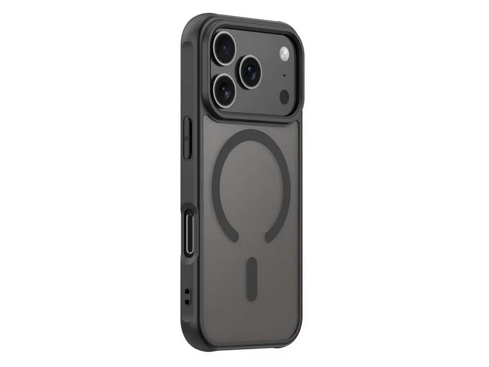 Futurea Smartphone-Hülle iPhone Hülle Schwarz MagSafe Case Frosted-Black, für iPhone 17 Air, iPhone 17 Pro, iPhone 17 Pro Max & iPhone 16