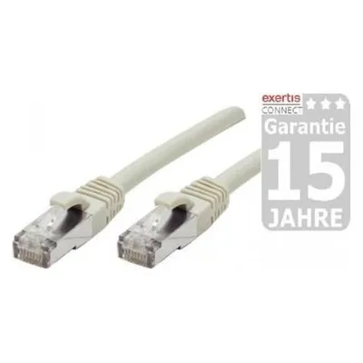 Générique Cat6A RJ45 Patch cable S/FTP TPE ecofriendly snagless grey GRS certified - 1.5m