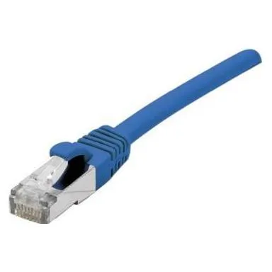 Générique Cat6 RJ45 Patch cable F/UTP PVC ecofriendly blue - 1m