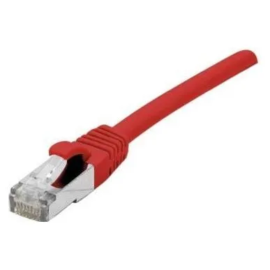 Générique Cat6 RJ45 Patch cable F/UTP PVC ecofriendly red - 0.3m