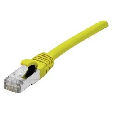 Générique Cat6 RJ45 Patch cable F/UTP PVC ecofriendly yellow - 2m