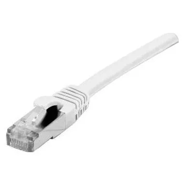 Générique Cat6 RJ45 Patch cable F/UTP PVC ecofriendly white - 0.15m