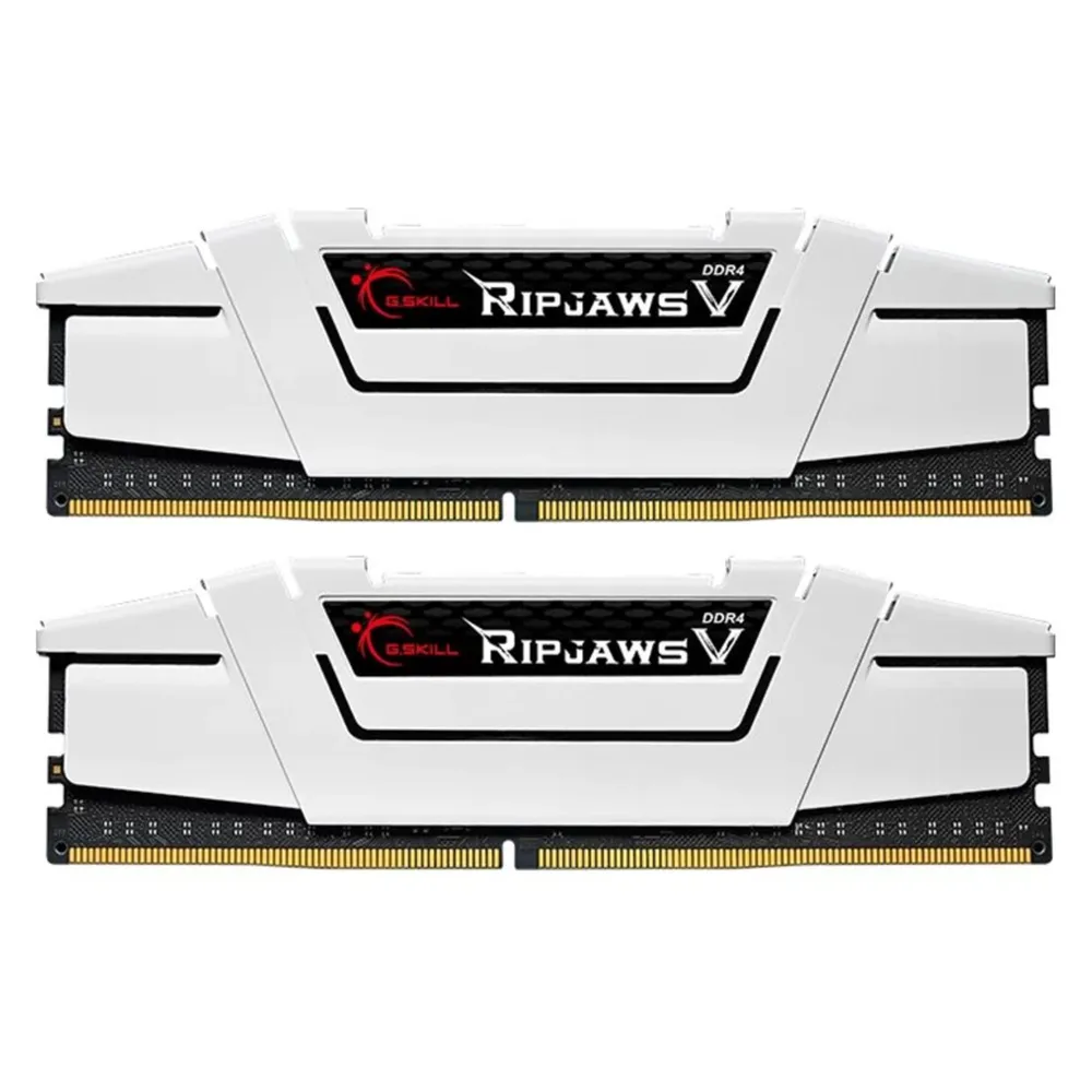 Memoria RAM G.Skill Ripjaws V F4-3600C18D-32GVW 32GB 2x16GB DDR4 3600MHz CL18 Intel XMP Weiß