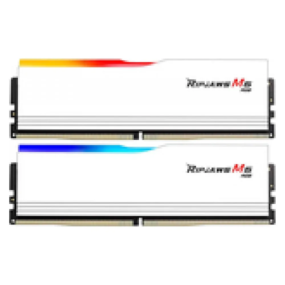 Memoria RAM G.Skill Ripjaws M5 RGB F5-5200J4040A32GX2-RM5RW 64GB 2x32GB DDR5 5200MHz CL40 Intel XMP RGB Weiß