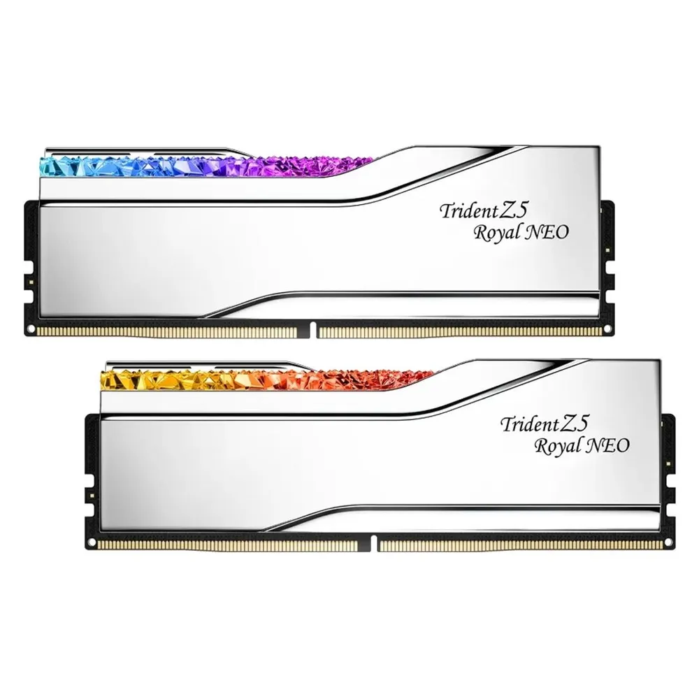 Memoria RAM G.Skill Trident Z5 Royal Neo F5-6000J2636H32GX2-TR5NS 64GB 2x32GB DDR5 6000MHz CL26 AMD EXPO RGB