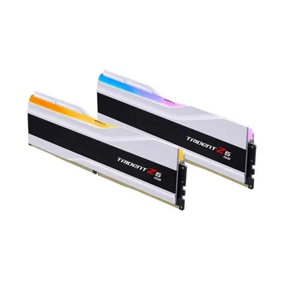 Memoria RAM G.Skill Trident Z5 RGB F5-6000J2836G32GX2-TZ5RW 64GB 2x32GB DDR5 6000MHz CL28 Intel XMP RGB Silber