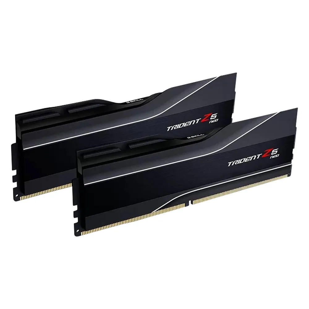 Memoria RAM G.Skill Trident Z5 Neo 32GB 2x16GB DDR5 6000MHz CL30 AMD EXPO RGB Schwarz