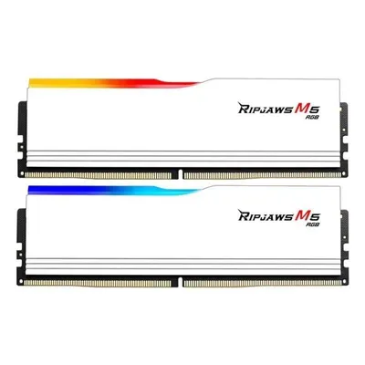 Arbeitsspeicher RAM G.Skill Ripjaws M5 RGB 32GB 2x16GB DDR5 6000MHz CL30 Intel XMP Weiß