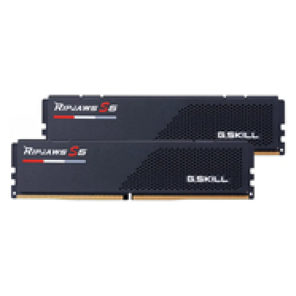 Memoria RAM G.Skill Ripjaws F5-6000J3040G32GX2-RS5K 64GB 2x32GB DDR5 6000MHz CL30 Intel XMP Schwarz