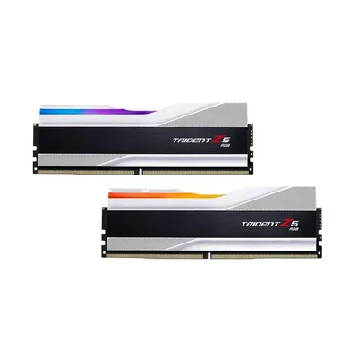 Memoria RAM G.Skill Trident Z RGB F5-6000J3238F16GX2-TZ5RS 32GB 2x16GB DDR5 6000MHz CL38 XMP RGB Schwarz Silber